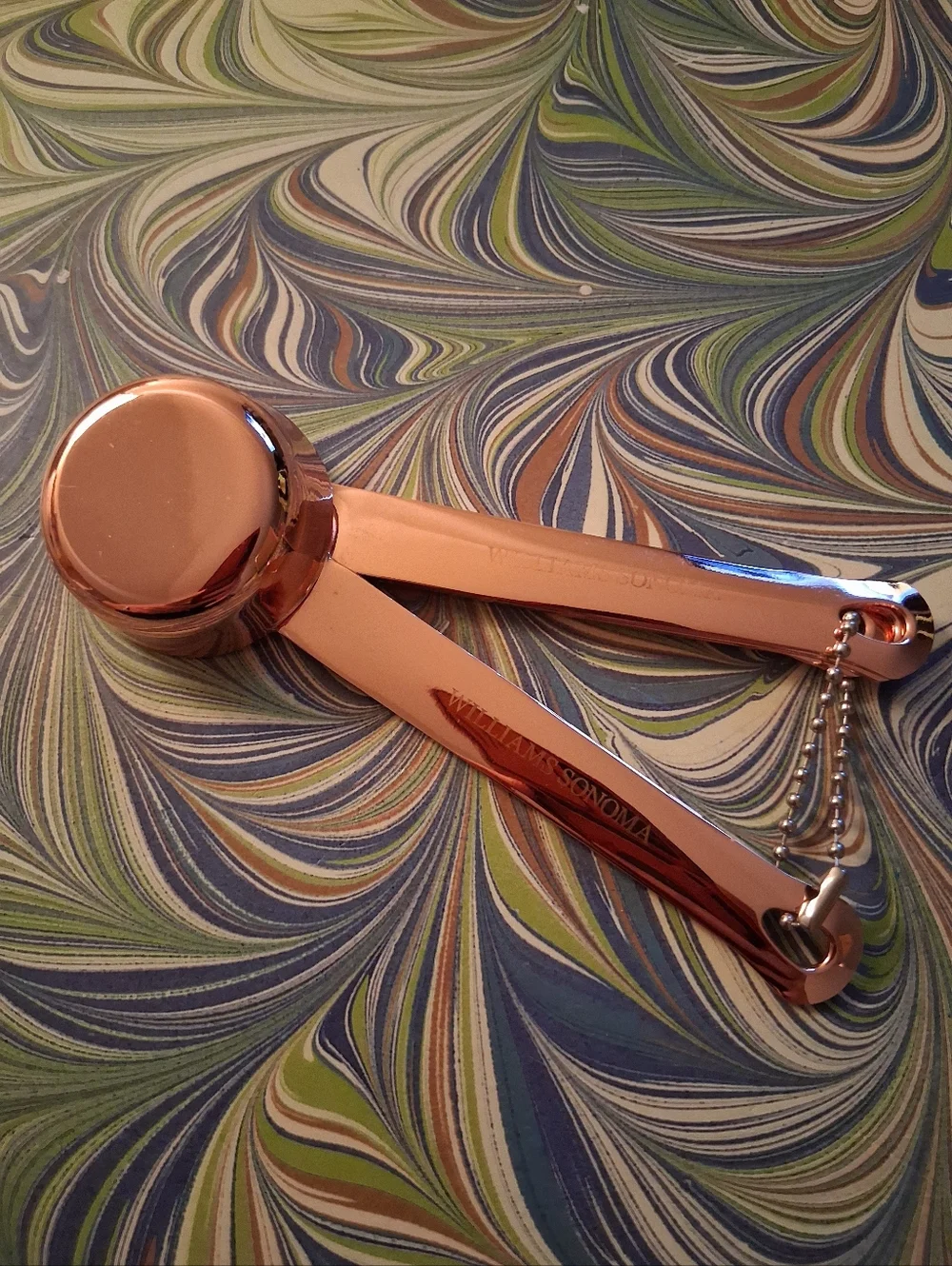 Williams-Sonoma Copper Measuring Spoons NEW